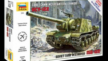 Snap Kit tank 5054 - Soviet Tank Destroyer ISU-122 (1:72) - Zvezda