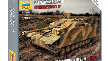 Snap Kit tank  German StuG IV (1:100) - Zvezda