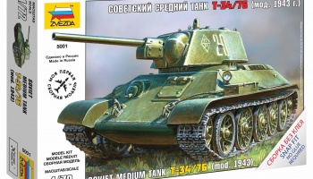 Snap Kit tank Z5001 - T-34/76 (1:72)