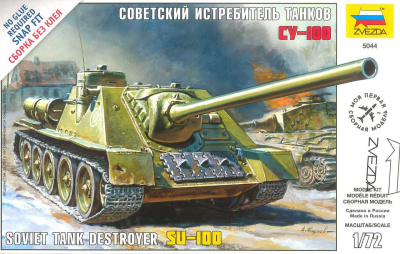 Snap Kit military 5044 - Soviet Tank Destroyer SU-100 (1:72)