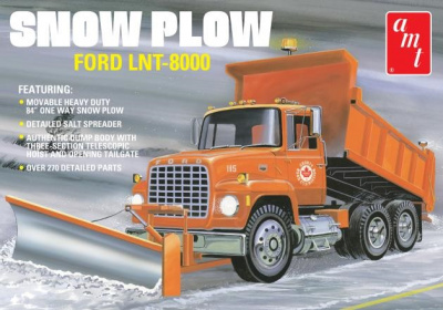 Snow Plow Ford LNT- 8000 1/25 - AMT