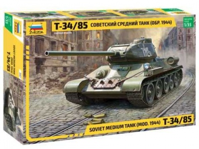 Soviet Medium Tank T-34/85 (1:35) - Zvezda