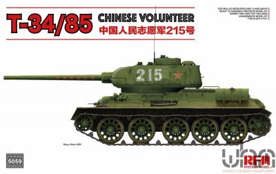 Soviet T-34/85 Chinese Volunteer  1/35 – Rye Field Model