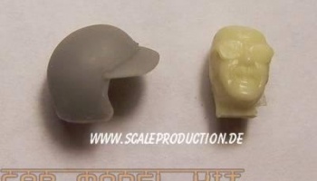 Racecar Driver head "The Racer" - SCALE PRODUCTION