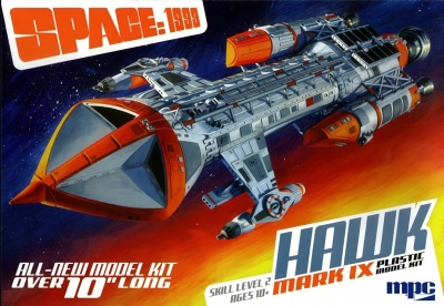 SPACE: 1999 Hawk Mark IX 1:72 SCALE MODEL KIT - MPC
