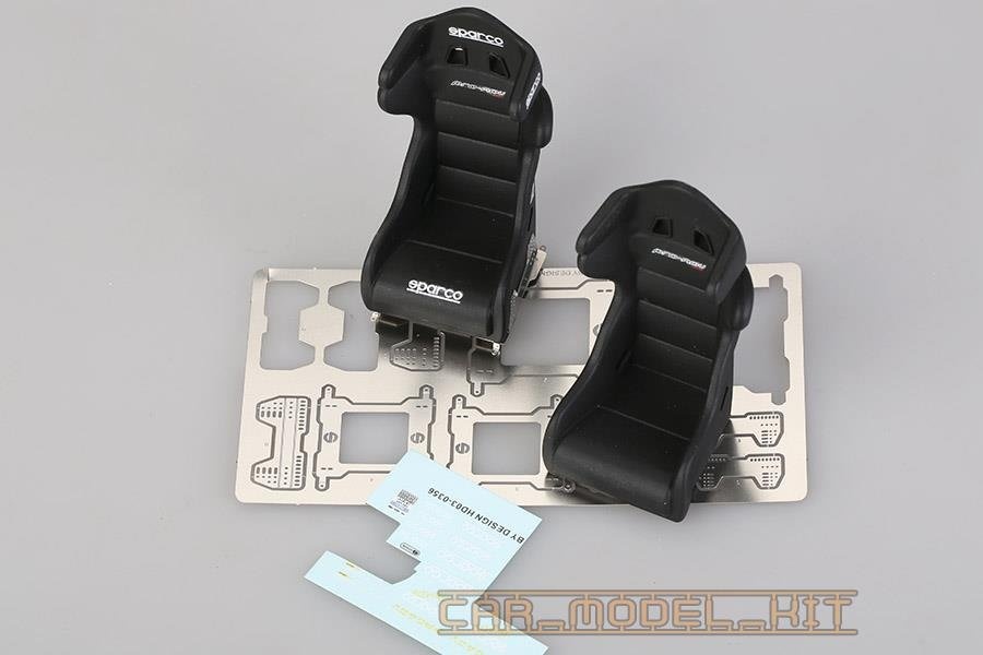 Hobby Design HD03-0356 1/18 PRO-ADV Racing Seats Resin+PE+Decals 2pcs 