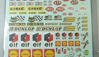 Sponsor Decal 1/12, 1/20, 1/24 - Model Factory Hiro