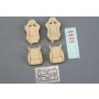 Sports Seats (H) Edirb Stradia (Resin+Decals+PE) 1/24 - Hobby Design