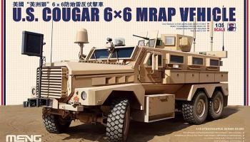 U.S. COUGAR 6x6 MRAP VEHICLE 1:35 - Meng Model