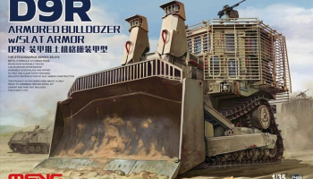 D9R Armored Bulldozer w/Slat Armor 1:35 - Meng Model