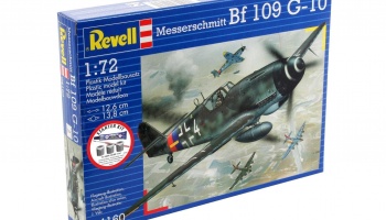 Starter Kit letadlo 74160 - Messerschmitt Bf-109 (1:72) - Revell