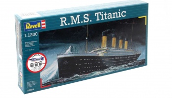 Starter Kit loď 75804 - R.M.S. Titanic (1:1200) - Revell