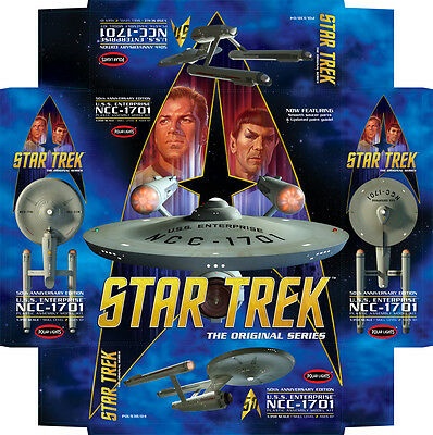 Star Trek U.S.S. Enterprise NCC-1701 50th Anniversary Edition - Polar Lights