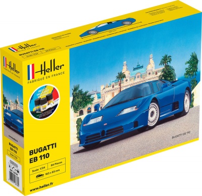 Starter kit bugatti EB 110 1/24 - Heller
