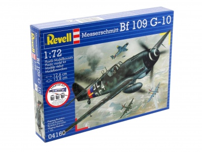 Starter Kit letadlo 74160 - Messerschmitt Bf-109 (1:72) - Revell