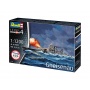 Starter Kit loď 75181 - Battleship Gneisenau (1:1200) - Revell
