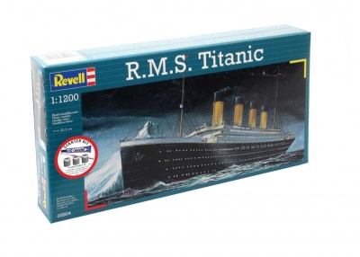 Starter Kit loď 75804 - R.M.S. Titanic (1:1200) - Revell