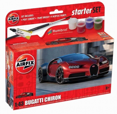 Starter Set auto - Bugatti Chiron (1:43) - Airfix