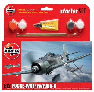 Starter Set letadlo A55110 - Focke Wulf Fw190A-8 (1:72)