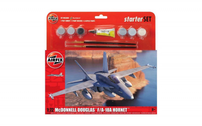 Starter Set letadlo A55313 - McDonnell Douglas F/A-18A Hornet (1:72)