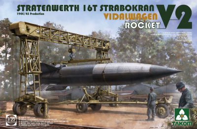 Stratenwerth 16T Strabokran Vidalwagen V2 Rocket 1:35 - Takom