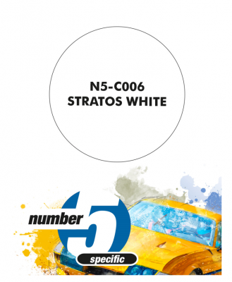 Stratos White  Paint for Airbrush 30 ml - Number 5
