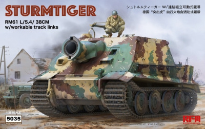 Sturmtiger RM61 L/5.4/38cm 1/35 - RFM