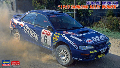 Subaru Impreza "1995 Sanremo Rally Winner" 1/24 - Hasegawa