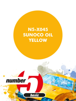 Sunoco Oil Yellow Paint for airbrush 30ml - Number Five