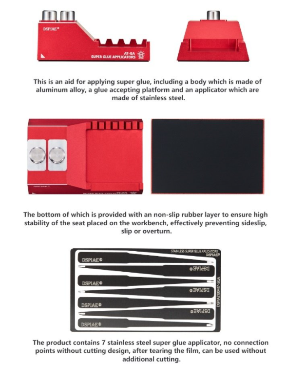 Super Glue Auxiliary Applicator Dspiae