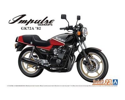 SUZUKI GK72A GSX400FS IMPULSE '82 1/12 - AOSHIMA