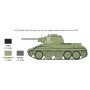 T-34/76 Model 1943 (1:72) Model Kit tank 7078 - Italeri