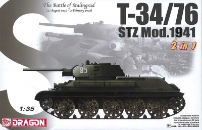 T-34/76 STZ MOD.1941 (1:35) Model Kit tank 6448 - Dragon