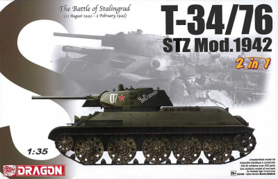 T-34/76 STZ MOD.1942 (1:35) Model Kit tank 6453 - Dragon