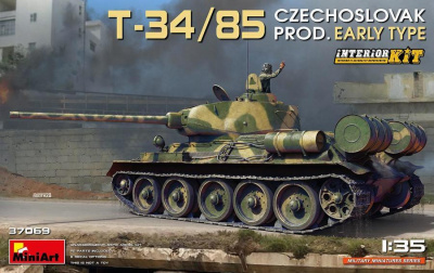 T-34/85 CZECHOSLOVAK PROD. EARLY TYPE. INTERIOR KIT 1/35 - MiniArt