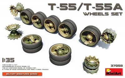 T-55/T-55A Wheels Set 1/35– MiniArt