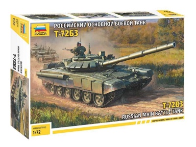 T-72 B3 Main battle tank (1:72) Model Kit tank 5071 - Zvezda