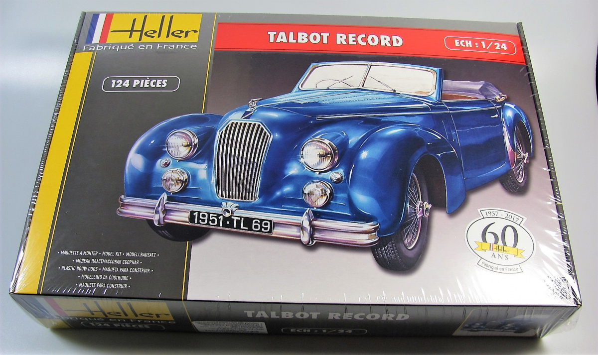 1:24 Scale Heller 80721 Talbot Lagot GP Plastic Model Kit 