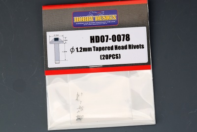 Tapared Head Rivets 1,2mm - Hobby Design