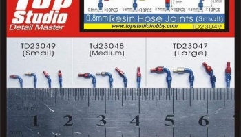 Resin Hose Joints (Small) 0.8mm - Top Studio