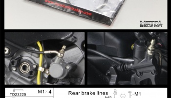 1/12 Motogp rear brake line &clutch line - Top Studio