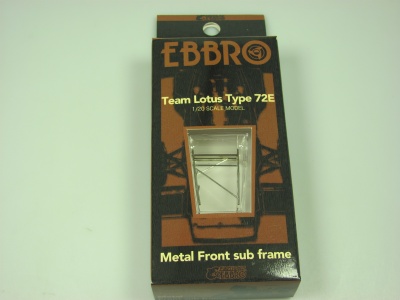 Team Lotus Type 72E 1973 front metal sub frame - Ebbro