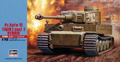 Tiger 1 Ausf E Hybrid (1:72) - Hasegawa