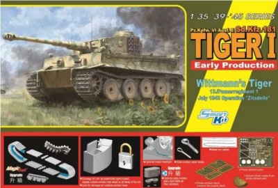 TIGER I EARLY MICHAEL WITTMANN (1:35) Model Kit tank 6990 - Dragon