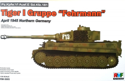 Tiger I Gruppe Fehrmann April 1945 Northern Germany - RFM