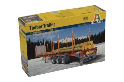 TIMBER TRAILER (1:24) Model Kit návěs 3868 - Italeri