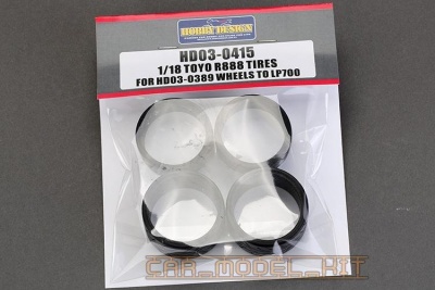 Toyo R888 Tires For HD03-0389 Wheels To LP700 1/18 - Hobby Design