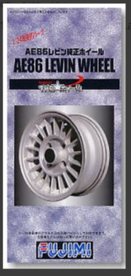 Toyota AE86 Levin Wheel Set (4 wheels and tires) 1/24 - Fujimi