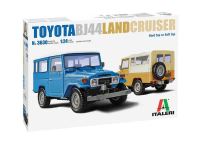 Toyota Land Cruiser BJ-44 Soft/Hard Top (1:24) Model Kit auto 3630 - Italeri