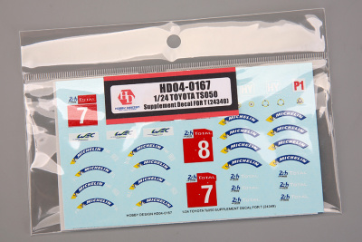 Toyota TS050 Supplement Decal For T(24349) 1/24 - Hobby Design